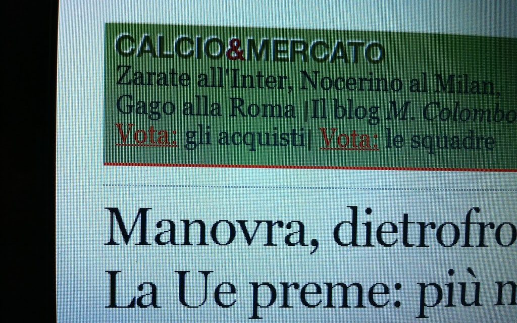 Manovra, calciomercato e conciliazione